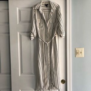 Who What Wear Stripped button down dress